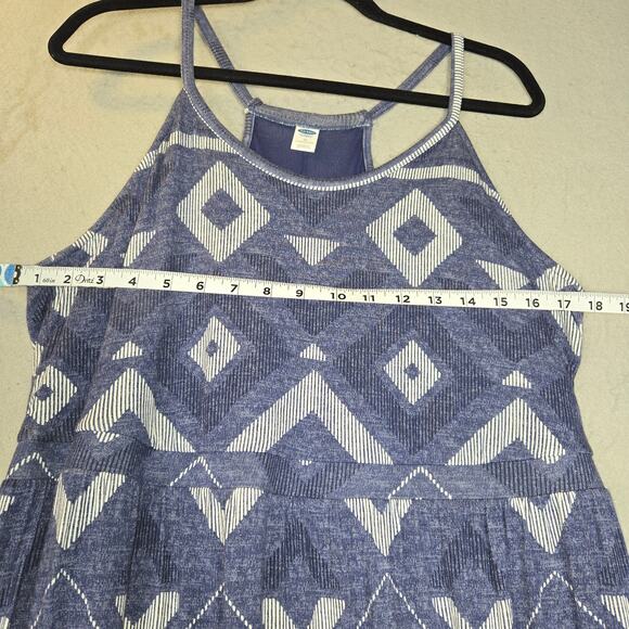 Old Navy Womens 1X Plus Maxi Dress Stretch Soft Racerback Vacation Casual Boho - Picture 8 of 10